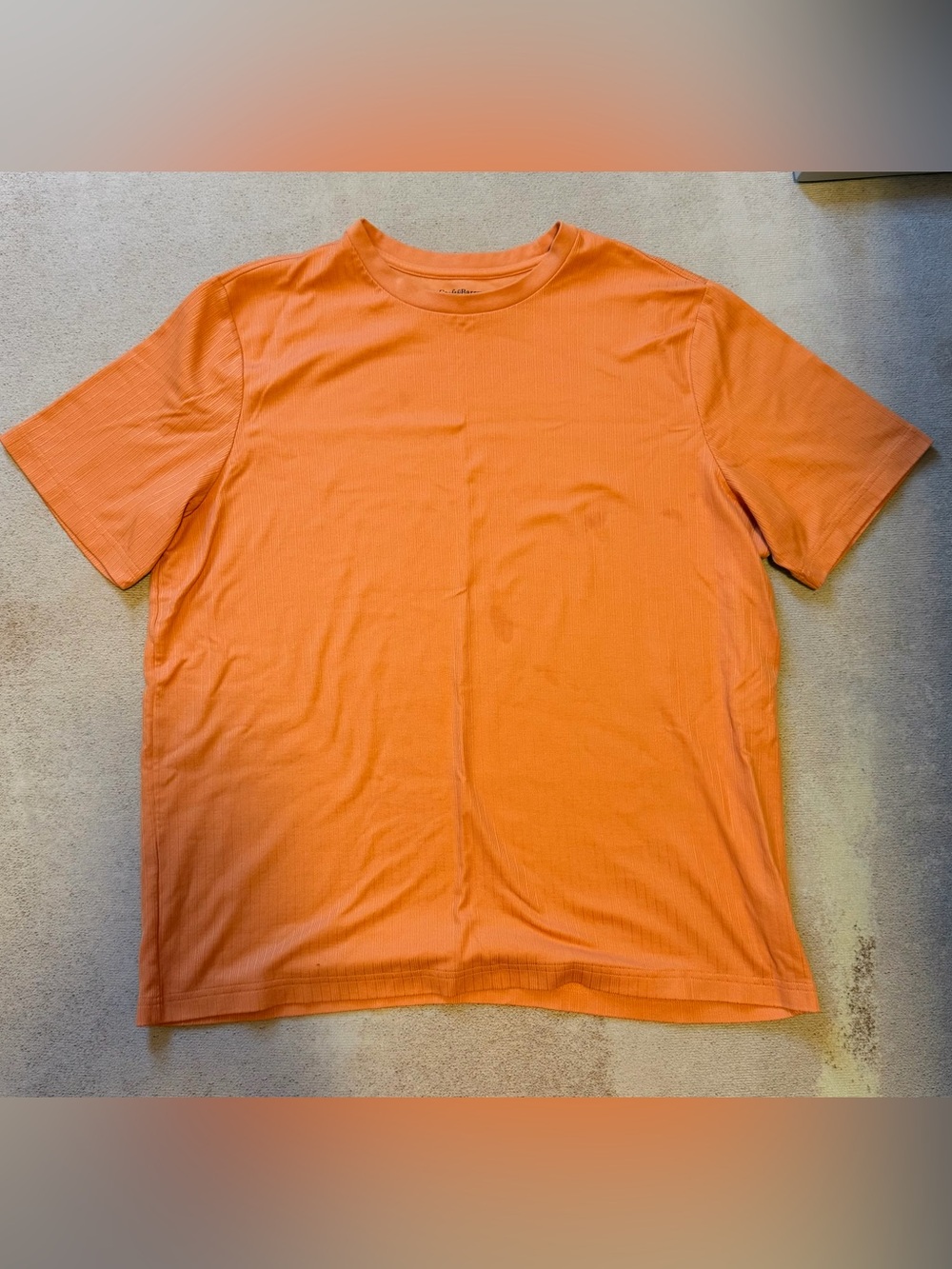 croft & barrow Orange Short Sleeve Crewneck Tee
